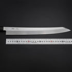 Yanagi Kiritsuke Silver Steel #3 Kasumi Buffalo Ebony Handle 300mm-[Musashi]-[Japanese-Kitchen-Knives]