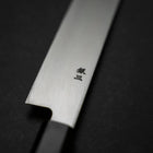 Yanagi Kiritsuke Silver Steel #3 Kasumi Buffalo Teak Handle 300mm (11.8”)-[Musashi]-[Japanese-Kitchen-Knives]