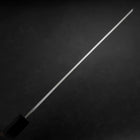 Yanagi Kiritsuke Silver Steel #3 Kasumi Buffalo Teak Handle 300mm (11.8”)-[Musashi]-[Japanese-Kitchen-Knives]