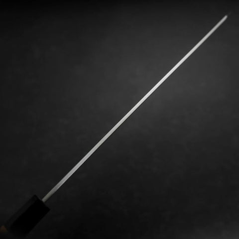 Yanagi Kiritsuke Silver Steel #3 Kasumi Buffalo Teak Handle 300mm (11.8”)-[Musashi]-[Japanese-Kitchen-Knives]