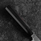 Yanagi Kiritsuke White Steel #2 Kasumi Buffalo Ebony Handle 240mm (9.4”)-[Musashi]-[Japanese-Kitchen-Knives]