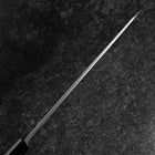 Yanagi Kiritsuke White Steel #2 Mirror Buffalo Ebony Handle 235mm-[Musashi]-[Japanese-Kitchen-Knives]