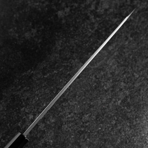 Yanagi Kiritsuke White Steel #2 Mirror Buffalo Ebony Handle 235mm-[Musashi]-[Japanese-Kitchen-Knives]