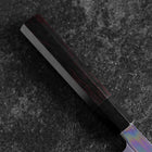 Yanagi Kiritsuke White Steel #2 Mirror Buffalo Ebony Handle 235mm-[Musashi]-[Japanese-Kitchen-Knives]