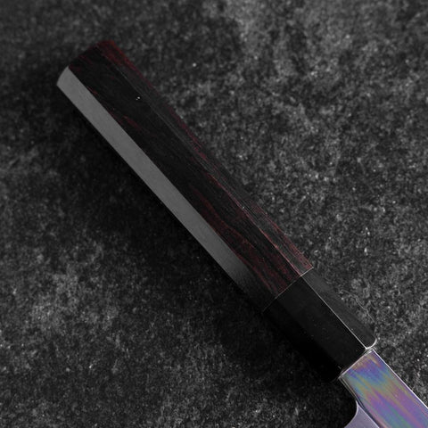 Yanagi Kiritsuke White Steel #2 Mirror Buffalo Ebony Handle 235mm-[Musashi]-[Japanese-Kitchen-Knives]