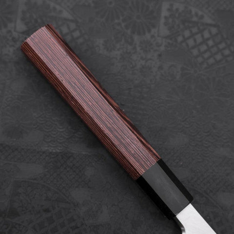 Yanagiba AUS-10 Polished Buffalo Wenge Handle 300mm-[Musashi]-[Japanese-Kitchen-Knives]