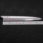 Yanagiba AUS-10 Polished Buffalo Wenge Handle 300mm-[Musashi]-[Japanese-Kitchen-Knives]