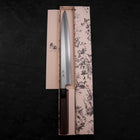 Yanagiba AUS-10 Polished Buffalo Wenge Handle 300mm-[Musashi]-[Japanese-Kitchen-Knives]