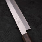 Yanagiba AUS-10 Polished Ebony Handle 270mm (10.6”)-[Musashi]-[Japanese-Kitchen-Knives]