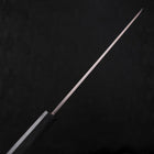 Yanagiba AUS-8 Polished Dark Blue Urushi Handle 210mm-[Musashi]-[Japanese-Kitchen-Knives]