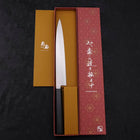 Yanagiba AUS-8 Polished Dark Blue Urushi Handle 240mm-[Musashi]-[Japanese-Kitchen-Knives]