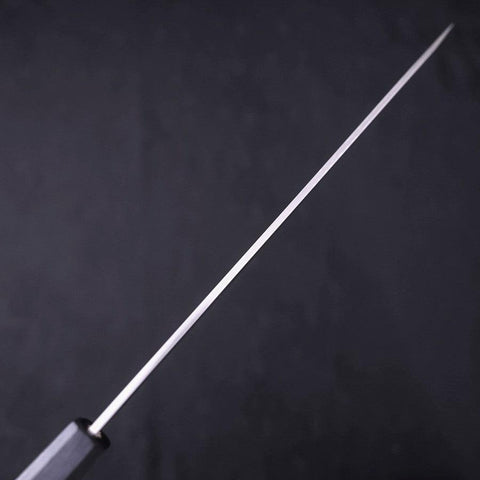 Yanagiba AUS-8 Polished Dark Blue Urushi Handle 270mm-[Musashi]-[Japanese-Kitchen-Knives]