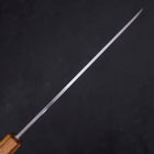 Yanagiba AUS-8 Polished Oak Handle 240mm-[Musashi]-[Japanese-Kitchen-Knives]
