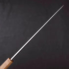 Yanagiba AUS-8 Polished Oak Handle 270mm-[Musashi]-[Japanese-Kitchen-Knives]