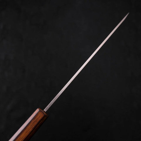 Yanagiba AUS-8 Polished Sumi Urushi Handle 210mm-[Musashi]-[Japanese-Kitchen-Knives]