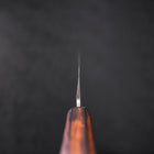 Yanagiba AUS-8 Polished Sumi Urushi Handle 300mm-[Musashi]-[Japanese-Kitchen-Knives]