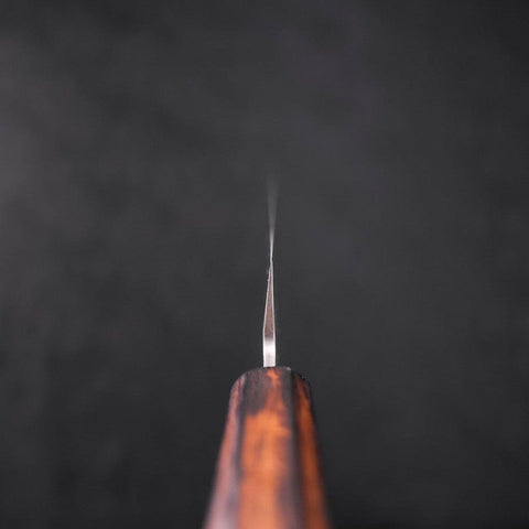 Yanagiba AUS-8 Polished Sumi Urushi Handle 300mm-[Musashi]-[Japanese-Kitchen-Knives]