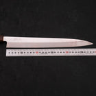 Yanagiba AUS-8 Polished Sumi Urushi Handle 300mm-[Musashi]-[Japanese-Kitchen-Knives]