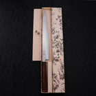 Yanagiba AUS-8 Polished Sumi Urushi Handle 300mm-[Musashi]-[Japanese-Kitchen-Knives]