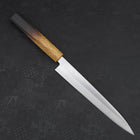 Yanagiba AUS-8 Polished Yaki Urushi Handle 210mm (8.3”)-[Musashi]-[Japanese-Kitchen-Knives]
