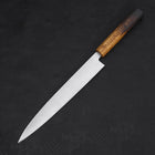 Yanagiba AUS-8 Polished Yaki Urushi Handle 240mm-[Musashi]-[Japanese-Kitchen-Knives]