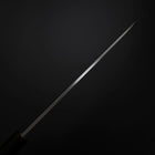 Yanagiba Blue Steel #2 Damascus Shitan Handle 180mm (7”)-[Musashi]-[Japanese-Kitchen-Knives]