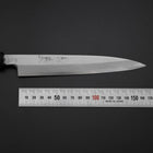 Yanagiba Blue Steel #2 Damascus Shitan Handle 180mm (7”)-[Musashi]-[Japanese-Kitchen-Knives]