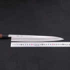 Yanagiba Blue Steel #2 Damascus Shitan Handle 270mm (10.6”)-[Musashi]-[Japanese-Kitchen-Knives]