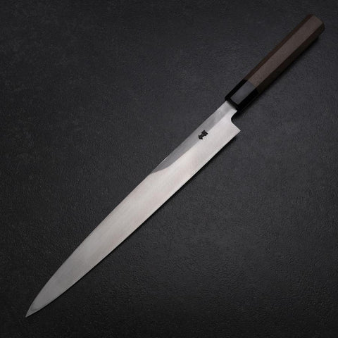 Yanagiba Blue Steel #2 Kasumi Walnut Handle 300mm (11.8”)-[Musashi]-[Japanese-Kitchen-Knives]