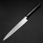 Yanagiba Blue Steel #2 Kurouchi Buffalo Ebony Handle 210mm-[Musashi]-[Japanese-Kitchen-Knives]