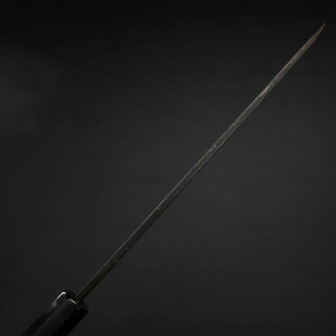 Yanagiba Blue Steel #2 Kurouchi Buffalo Ebony Handle 210mm-[Musashi]-[Japanese-Kitchen-Knives]