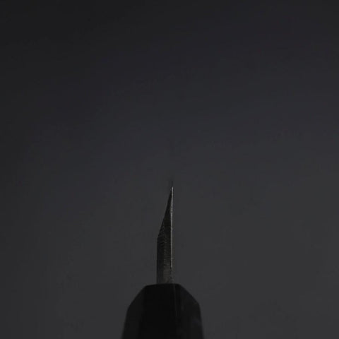Yanagiba Blue Steel #2 Kurouchi Buffalo Ebony Handle 290mm (11.4”)-[Musashi]-[Japanese-Kitchen-Knives]
