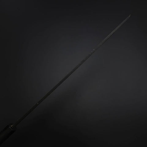 Yanagiba Blue Steel #2 Kurouchi Buffalo Ebony Handle 290mm (11.4”)-[Musashi]-[Japanese-Kitchen-Knives]