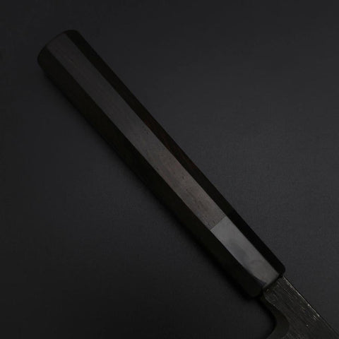 Yanagiba Blue Steel #2 Kurouchi Buffalo Ebony Handle 290mm-[Musashi]-[Japanese-Kitchen-Knives]