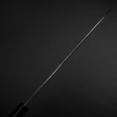 Yanagiba Blue Steel #2 Kurouchi Tsuchime Cherry Handle 200mm-[Musashi]-[Japanese-Kitchen-Knives]