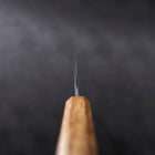 Yanagiba Blue Steel #2 Kurouchi Tsuchime Yaki Urushi Handle 200mm-[Musashi]-[Japanese-Kitchen-Knives]