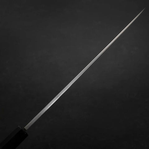 Yanagiba Blue Steel #2 Suminagashi Buffalo Ebony Handle 270mm (10.6”)-[Musashi]-[Japanese-Kitchen-Knives]