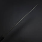 Yanagiba Blue Steel #2 Tsuchime Kurouchi Buffalo Ebony Handle 260mm-[Musashi]-[Japanese-Kitchen-Knives]