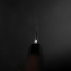 Yanagiba Blue Steel #1 Suminagashi Buffalo Ebony Handle With Sheath 330mm-[Musashi]-[Japanese-Kitchen-Knives]