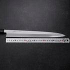 Yanagiba Blue Steel #2 Kasumi Buffalo Magnolia Handle 330mm-[Musashi]-[Japanese-Kitchen-Knives]