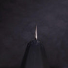Yanagiba Blue Steel #2 Kasumi Dark-Blue Urushi Handle 180mm-[Musashi]-[Japanese-Kitchen-Knives]