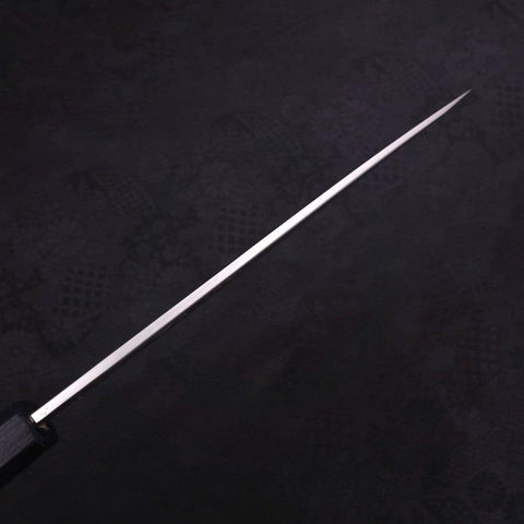 Yanagiba Blue Steel #2 Kasumi Dark-Blue Urushi Handle 180mm-[Musashi]-[Japanese-Kitchen-Knives]