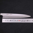 Yanagiba Blue Steel #2 Kasumi Dark-Blue Urushi Handle 180mm-[Musashi]-[Japanese-Kitchen-Knives]