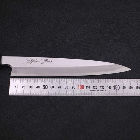 Yanagiba Blue Steel #2 Kasumi Dark-Blue Urushi Handle 180mm-[Musashi]-[Japanese-Kitchen-Knives]