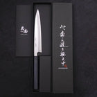 Yanagiba Blue Steel #2 Kasumi Dark-Blue Urushi Handle 180mm-[Musashi]-[Japanese-Kitchen-Knives]