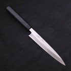 Yanagiba Blue Steel #2 Kasumi Dark-Blue Urushi Handle 180mm-[Musashi]-[Japanese-Kitchen-Knives]