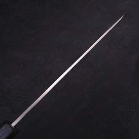 Yanagiba Blue Steel #2 Kasumi Dark-Blue Urushi Handle 210mm-[Musashi]-[Japanese-Kitchen-Knives]