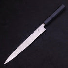 Yanagiba Blue Steel #2 Kasumi Dark-Blue Urushi Handle 240mm-[Musashi]-[Japanese-Kitchen-Knives]
