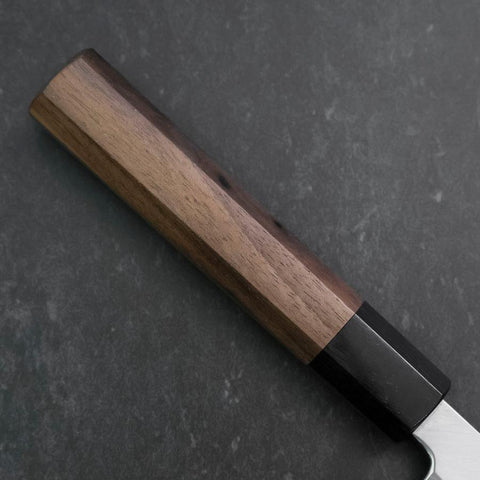 Yanagiba Blue Steel #2 Kasumi Walnut Handle 165mm-[Musashi]-[Japanese-Kitchen-Knives]