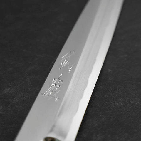 Yanagiba Blue Steel #2 Kasumi Walnut Handle 180mm-[Musashi]-[Japanese-Kitchen-Knives]